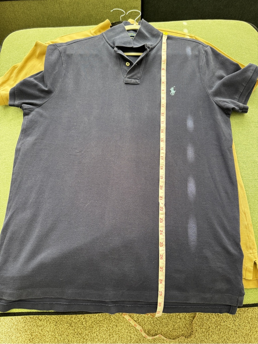 Bundle of 3 Polo by Ralph Lauren Navy, Tan & White Men's Polo - Picture 12 of 16